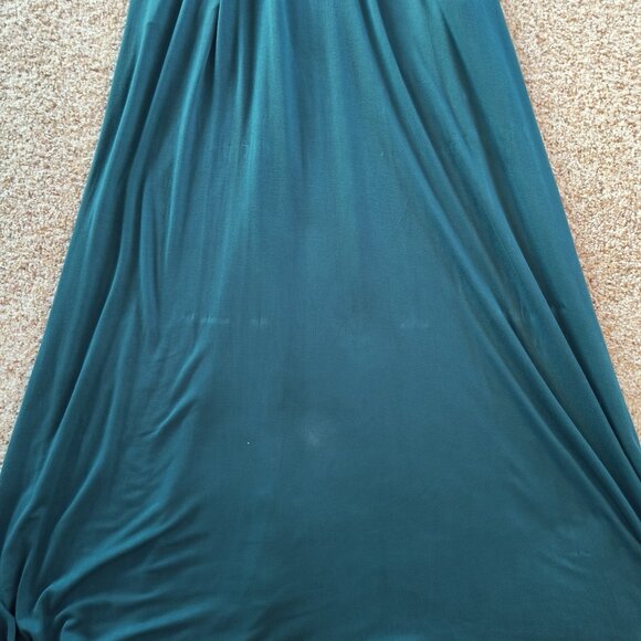 Womens Green maxi dress-Medium Preowned - Picture 3 of 7